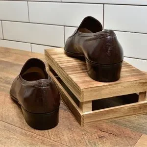 Vintage Florsheim Designer Collection Mahogany 9M FLORSHEIM DESIGNER COLLECTION CLASSIC BUSINESS SLIP-ON WING  main image 3